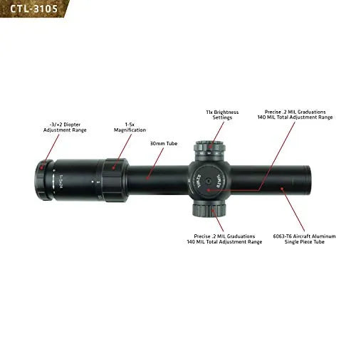 Crimson Trace 3-Series Rifle Scope 1-5x24mm