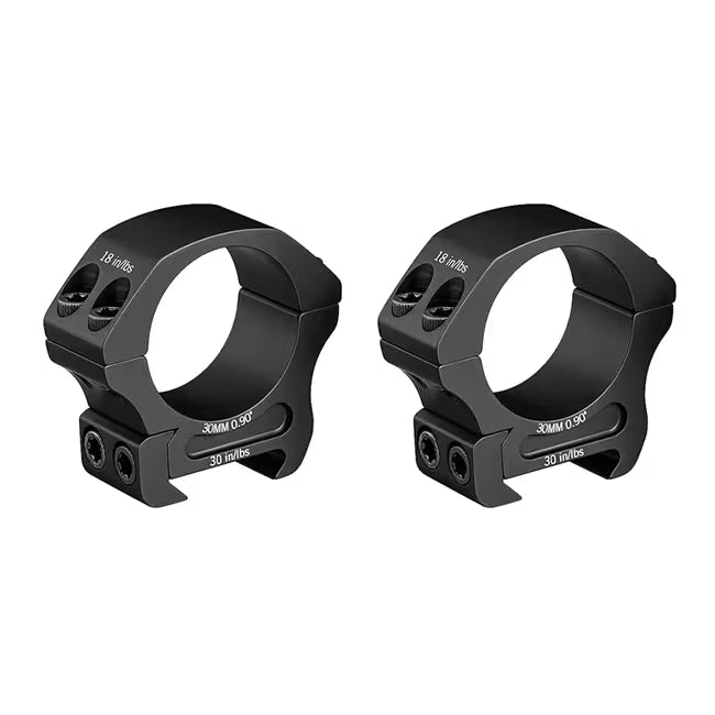 Vortex Pro 30mm Low (0.90") Scope Rings