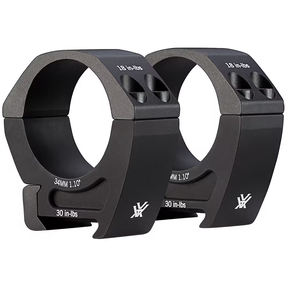 Vortex Pro 34mm Medium (1.10") Scope Rings