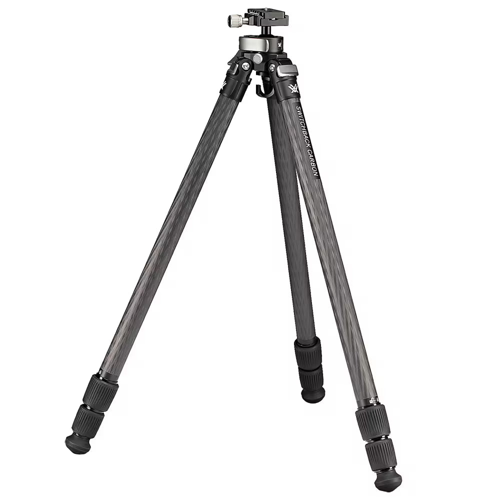 Vortex Switchback Carbon Tripod Kit w/QR Plate w/1/4"-20 Thread