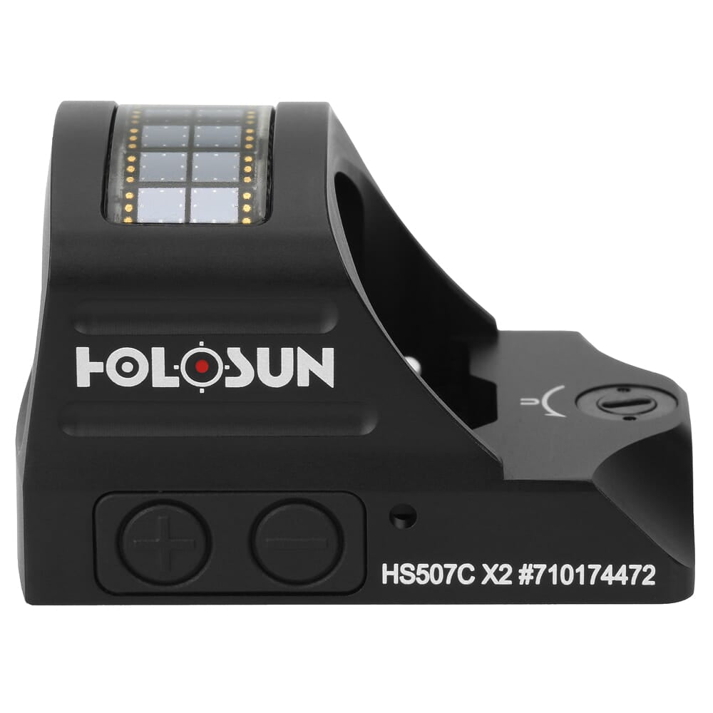 Holosun HS507C X2 Multi-Reticle Circle Dot Open Reflex Sight w/ Solar Failsafe and Shake Awake