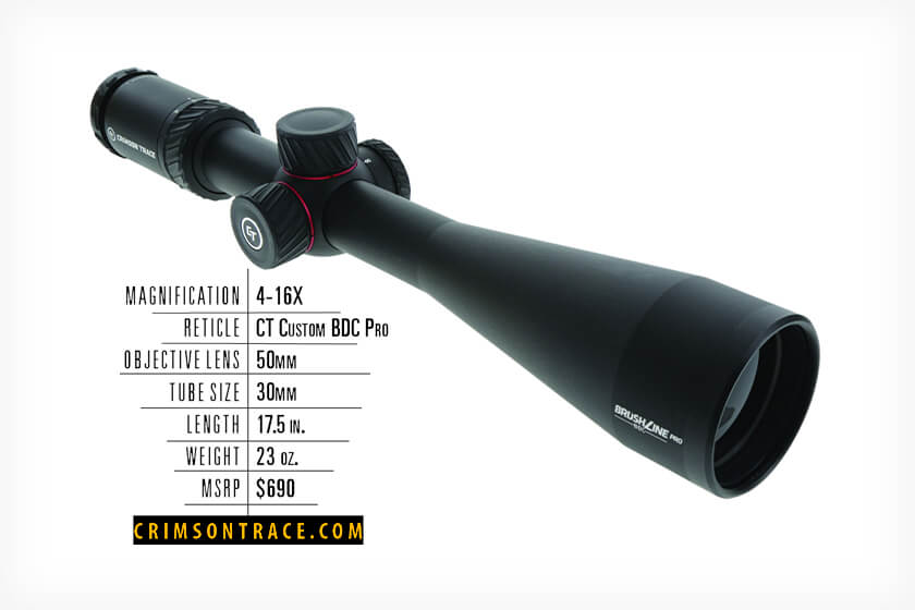 Crimson Trace Brushline Pro 4-16x50mm Scope