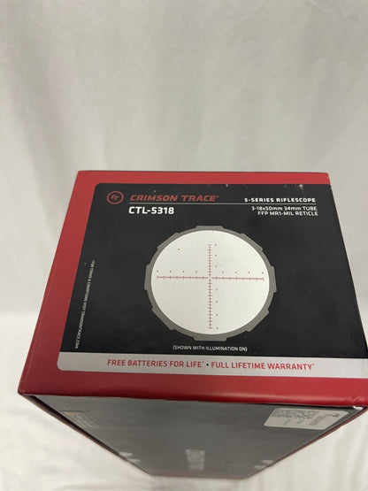 Crimson Trace 5-Series Rifle Scope 3-18x50mm