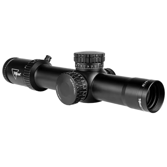 Trijicon Credo HX 1-8x28 FFP w/ Red/Green MOA Segmented Circle, 34mm, Satin Black Riflescope