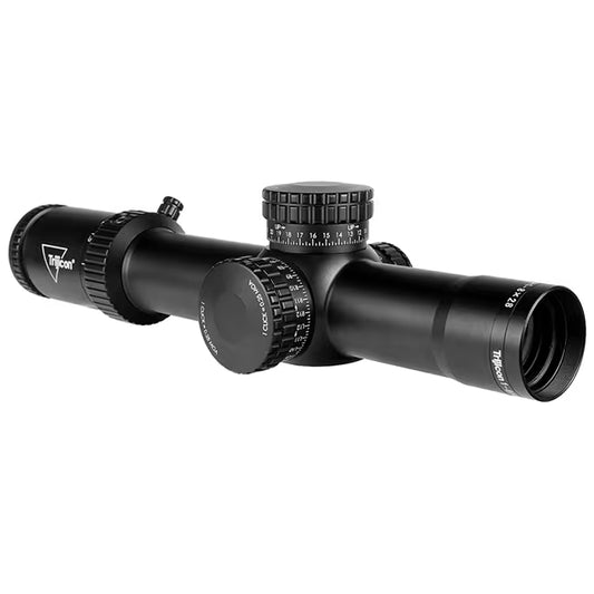Trijicon Credo HX 1-8x28 FFP w/ Red/Green MOA Segmented Circle, 34mm, Satin Black Riflescope