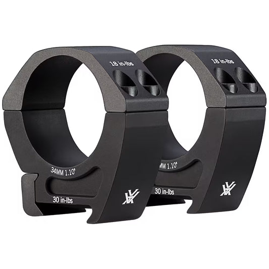 Vortex Pro 34mm Medium (1.10") Scope Rings